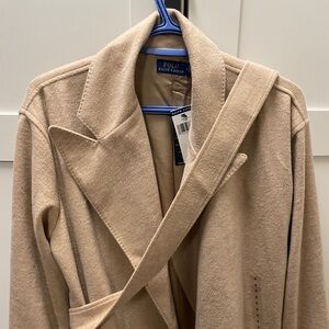 Brand new Polo Ralph Lauren suede coat